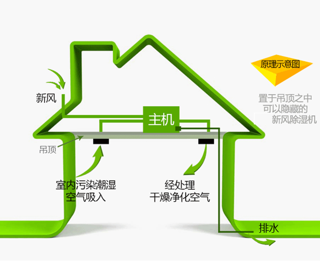 防霾中央新風(fēng)除濕機(jī)