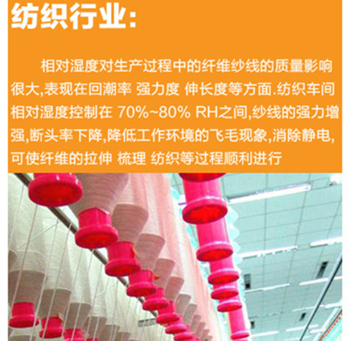 化纖紡絲廠濕度